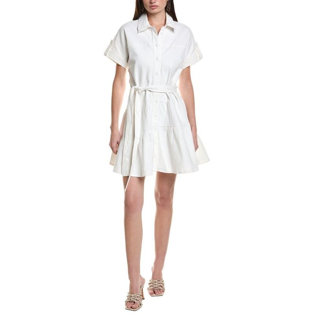 Area Stars Womens  Denim Mini Dress, White